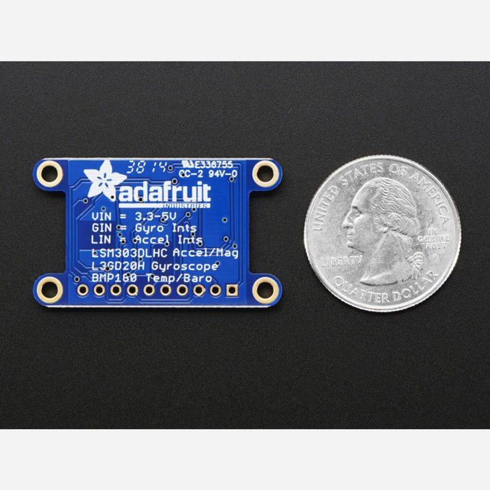 Adafruit 10-DOF IMU Breakout - L3GD20H + LSM303 + BMP180