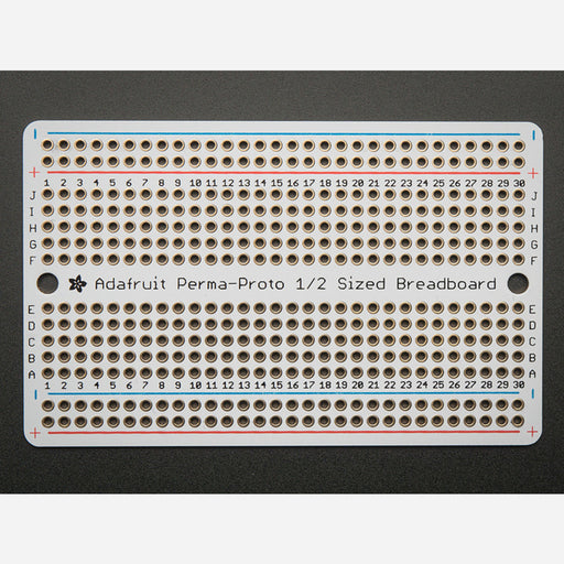 Adafruit Perma-Proto Half-sized Breadboard PCB - Single