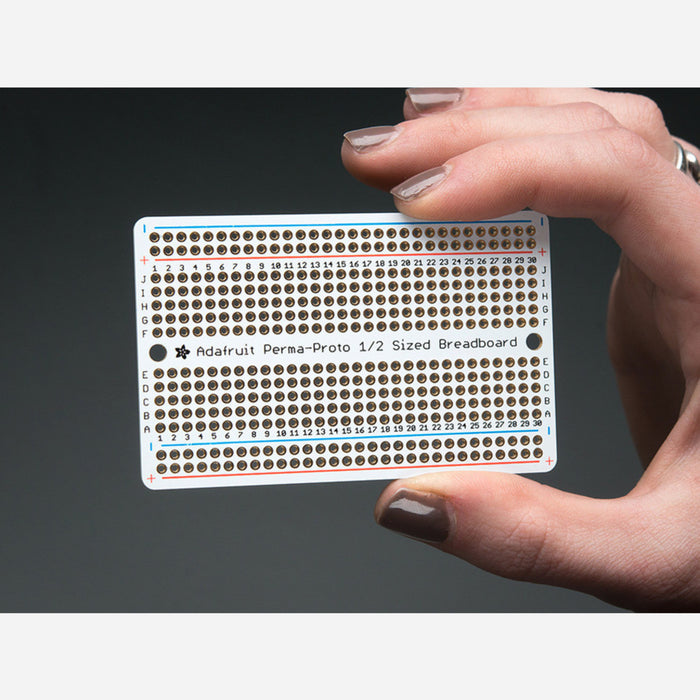 Adafruit Perma-Proto Half-sized Breadboard PCB - Single