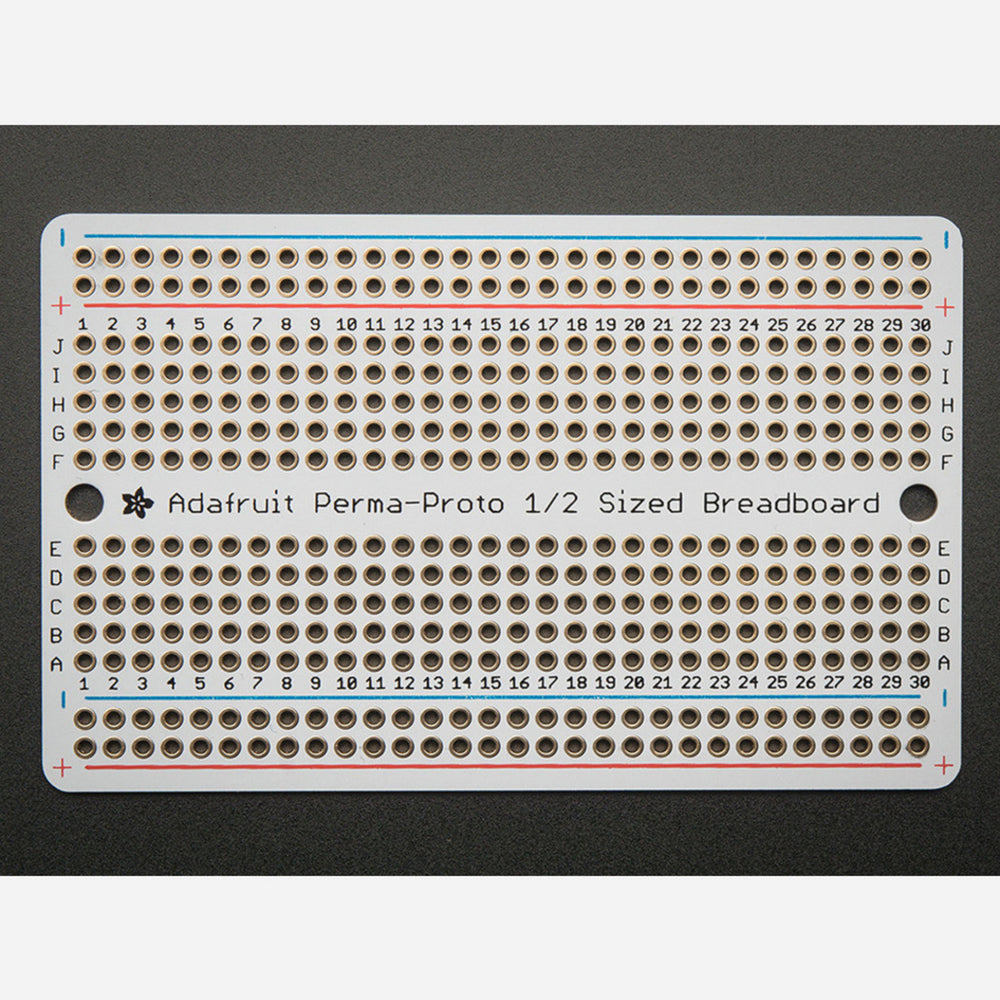 Adafruit Perma-Proto Half-sized Breadboard PCB - Single