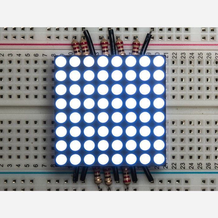 Small 1.2 8x8 Ultra Bright White LED Matrix [KWM-30881CWB]