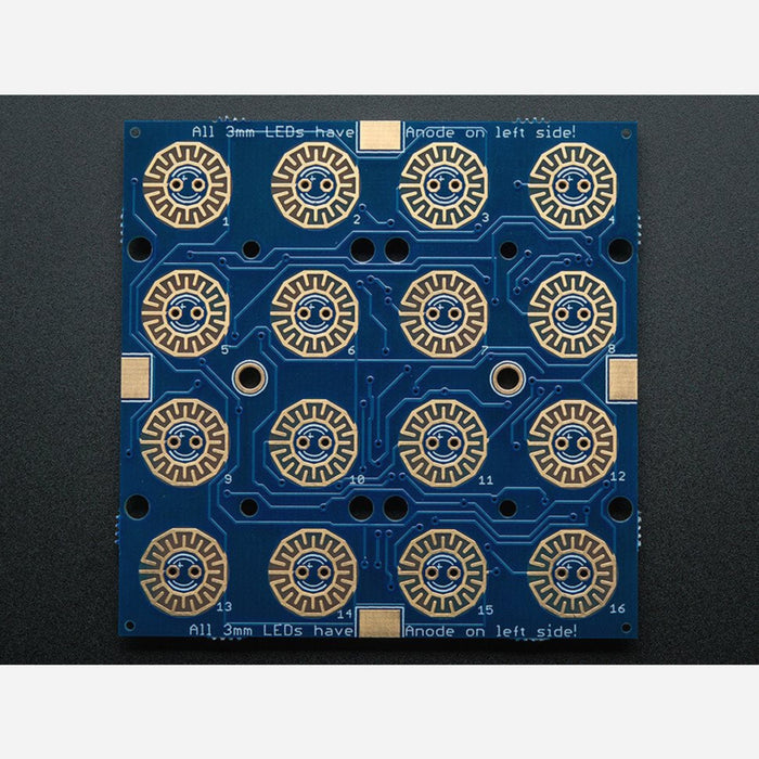 Adafruit Trellis Monochrome Driver PCB for 4x4 Keypad & 3mm LEDs