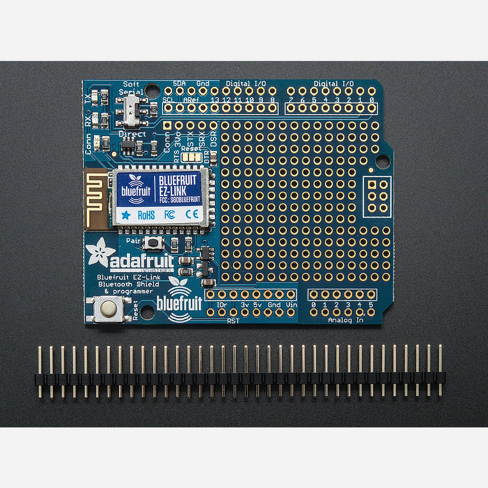 Bluefruit EZ-Link Shield - Bluetooth Arduino Serial & Programmer [v1.3]