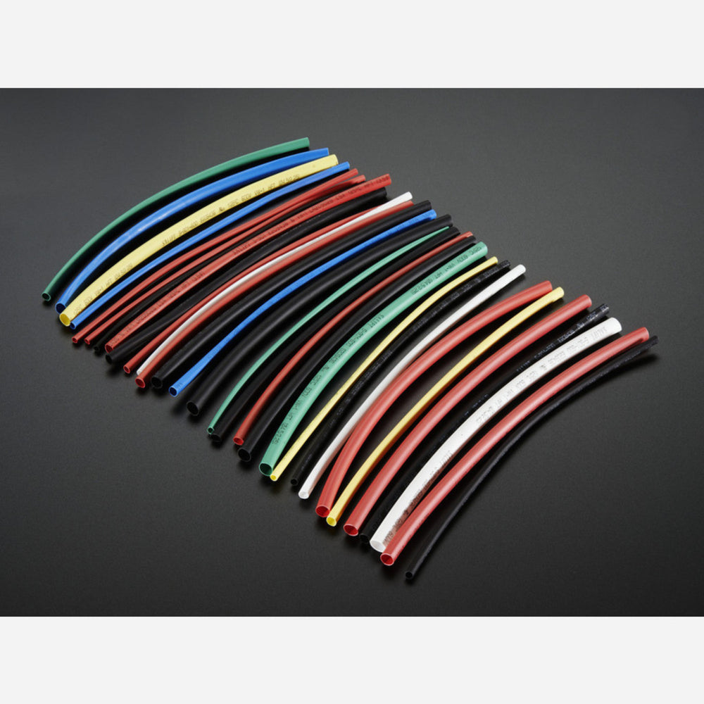 Multi-Colored Heat Shrink Pack - 3/32 + 1/8 + 3/16 Diameters