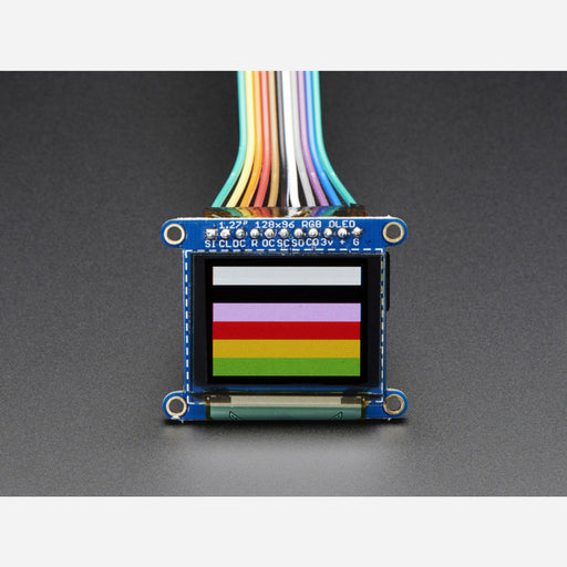 OLED Breakout Board - 16-bit Color 1.27 w/microSD holder