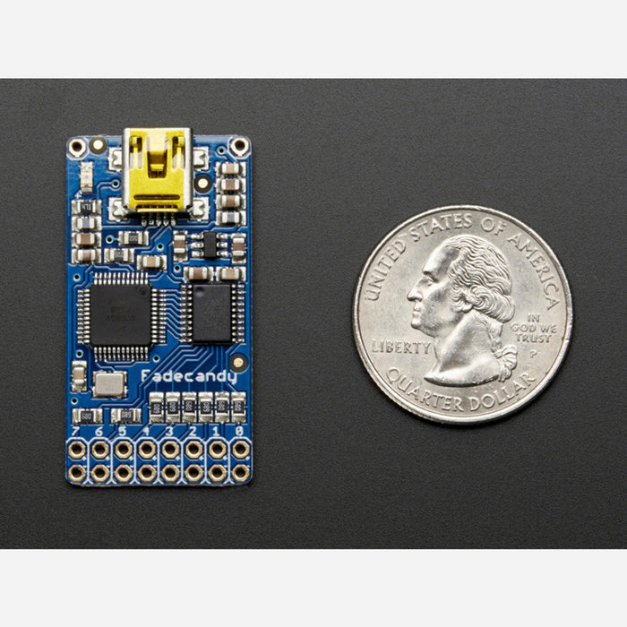 FadeCandy - Dithering USB-Controlled Driver for RGB NeoPixels