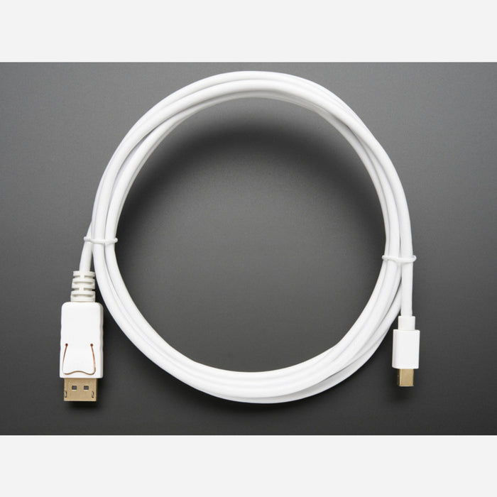 Mini DisplayPort to DisplayPort Cable - 10 ft/3 meters - White