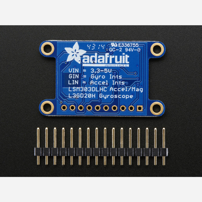 Adafruit 9-DOF IMU Breakout - L3GD20H + LSM303