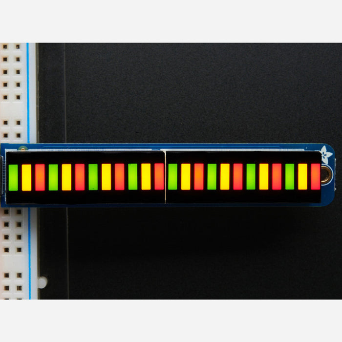 Bi-Color (Red/Green) 24-Bar Bargraph w/I2C Backpack Kit