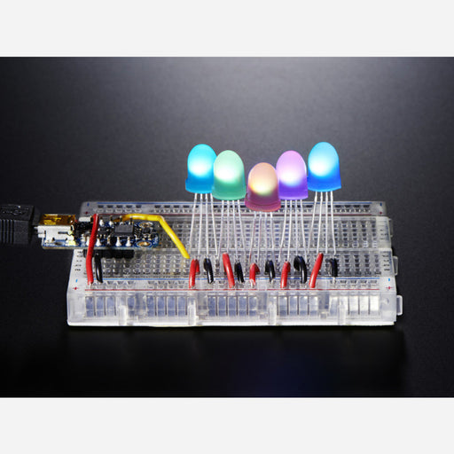 NeoPixel Diffused 8mm Through-Hole LED - 5 Pack