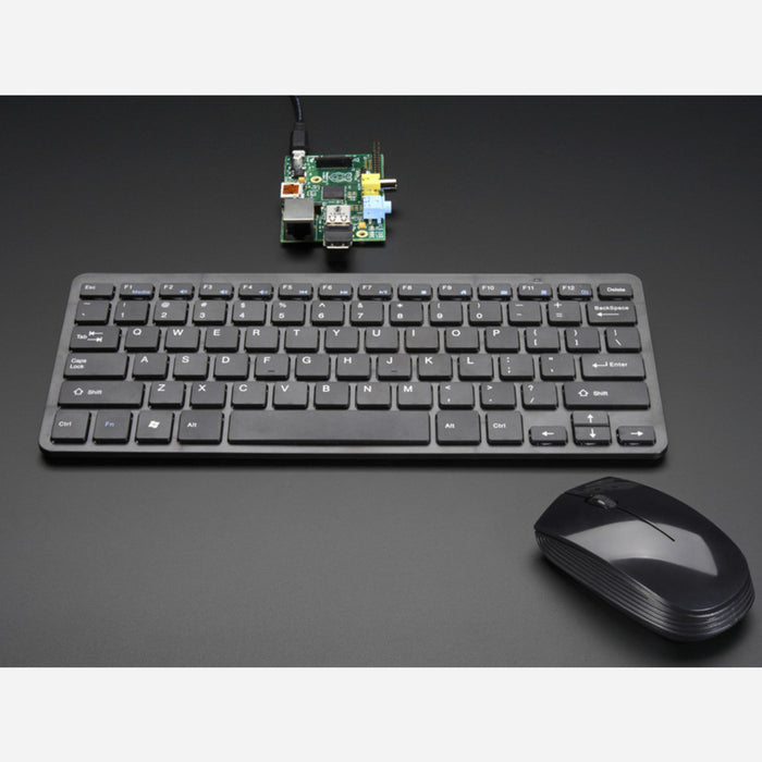 Wireless Keyboard and Mouse Combo w/ Batteries - One USB Port!