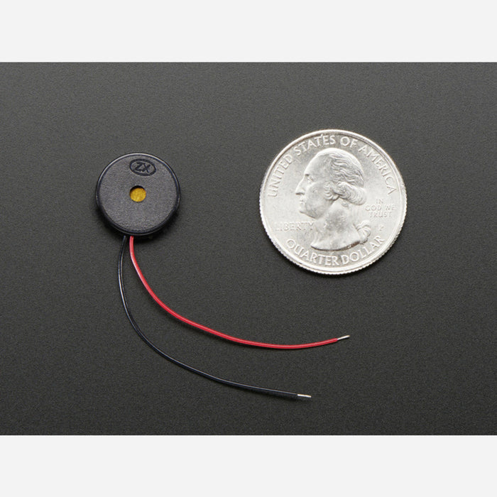 Small Enclosed Piezo w/Wires