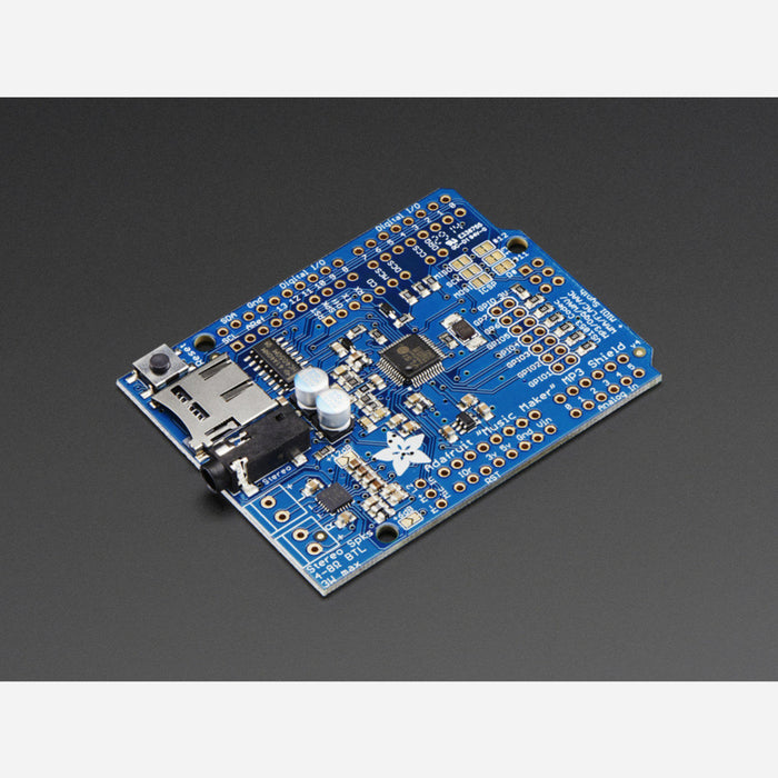 Adafruit Music Maker MP3 Shield for Arduino w/3W Stereo Amp [v1.0]