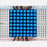 1.2 8x8 Matrix Square Pixel - Blue