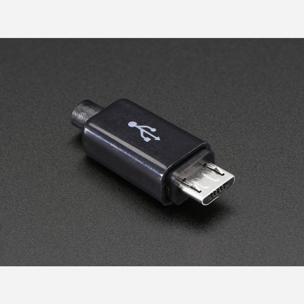 USB DIY Slim Connector Shell - MicroB Plug