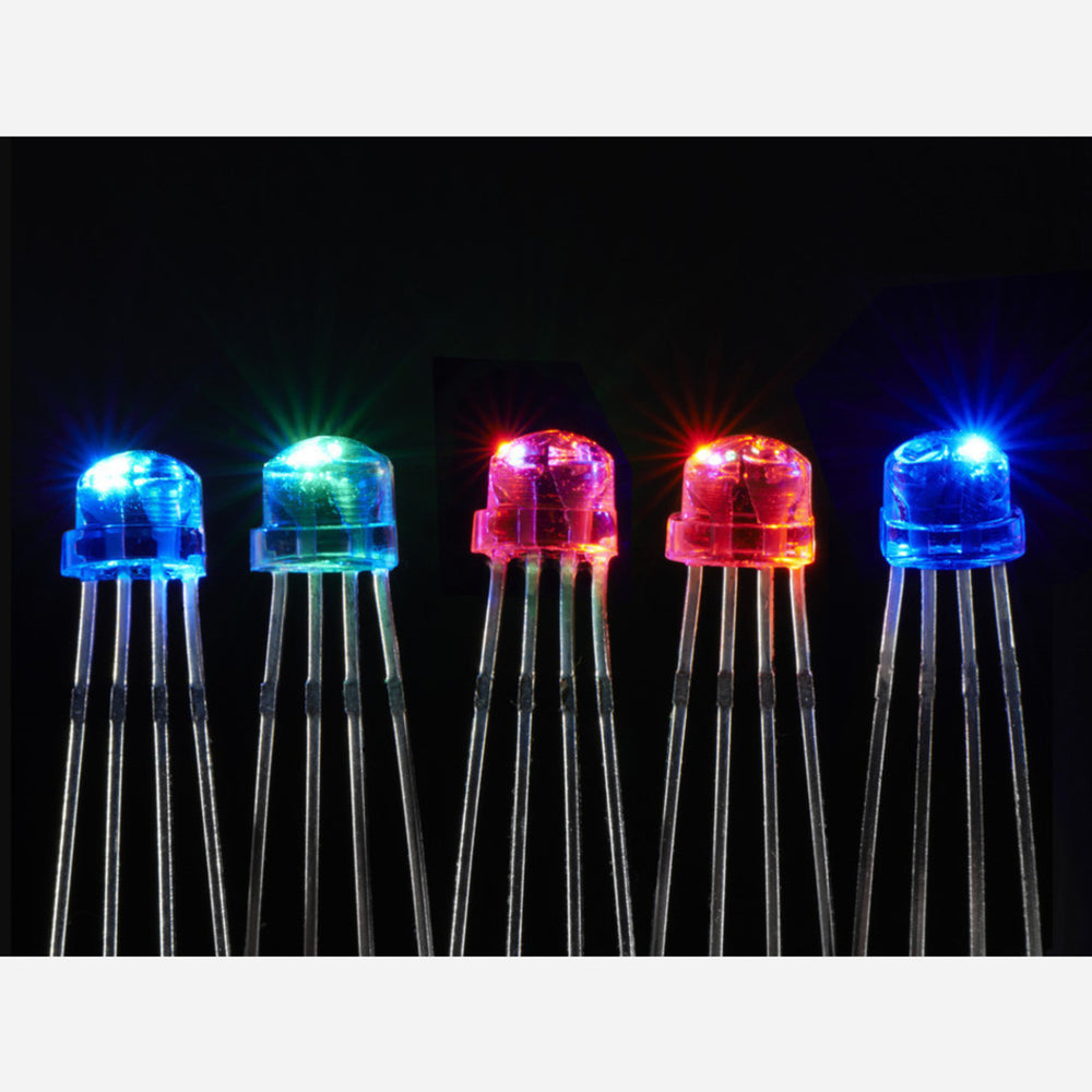 NeoPixel Clear 5mm Through-Hole LED - 5 Pack