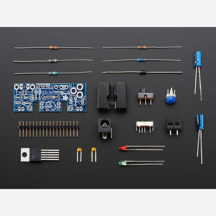 Adjustable breadboard power supply kit [v1.0]