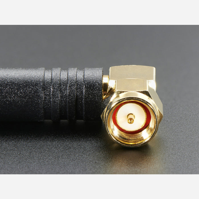 Right-angle Mini GSM/Cellular Quad-Band Antenna - 2dBi SMA Plug