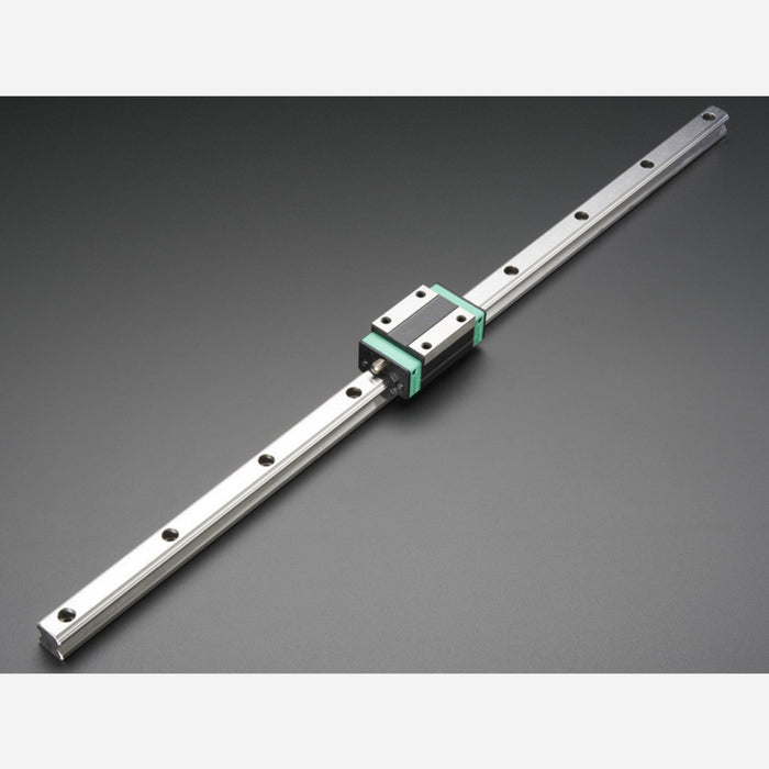 Linear Bearing Supported Slide Rail - 15mm wide - 500mm long