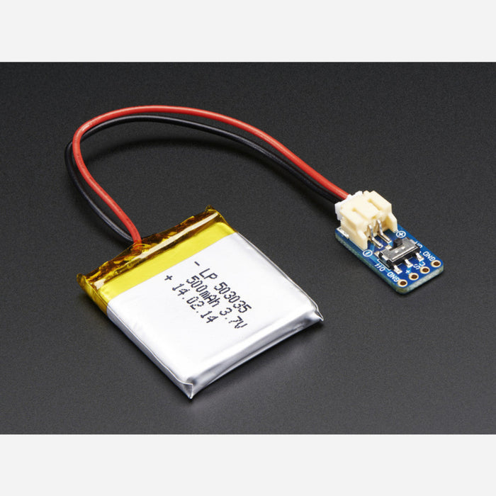 Switched JST-PH 2-Pin SMT Right Angle Breakout Board