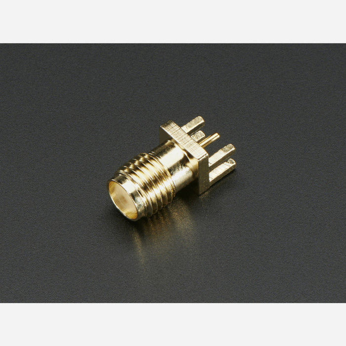 Edge-Launch SMA Connector for 1.6mm / 0.062 Thick PCBs