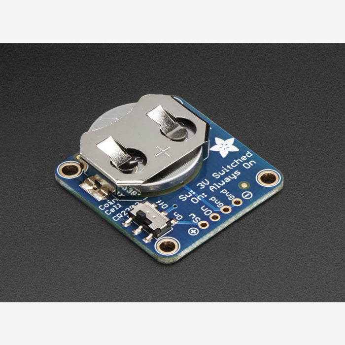 20mm Coin Cell Breakout w/On-Off Switch (CR2032)