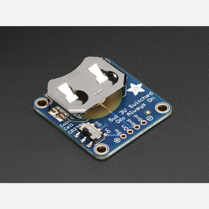 20mm Coin Cell Breakout w/On-Off Switch (CR2032)