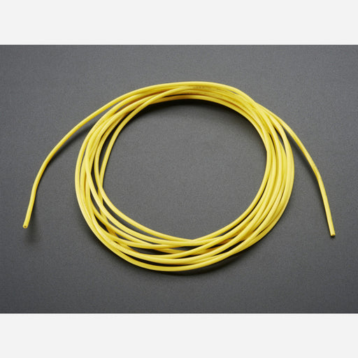 Silicone Cover Stranded-Core Wire - 2m 26AWG Yellow