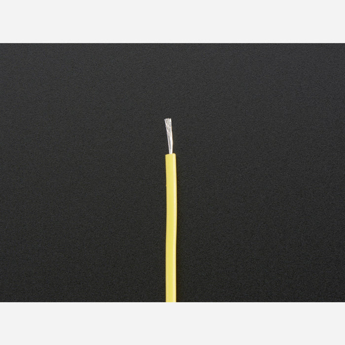 Silicone Cover Stranded-Core Wire - 2m 26AWG Yellow