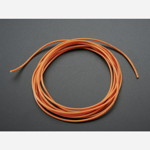 Silicone Cover Stranded-Core Wire - 2m 26AWG Orange