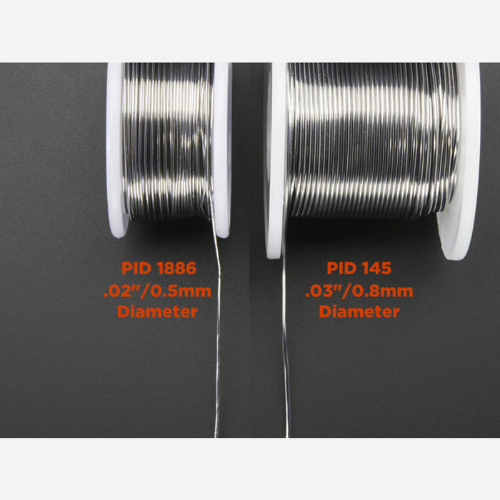 Solder Wire - 60/40 Rosin Core - 0.5mm/0.02 diameter - 50 grams