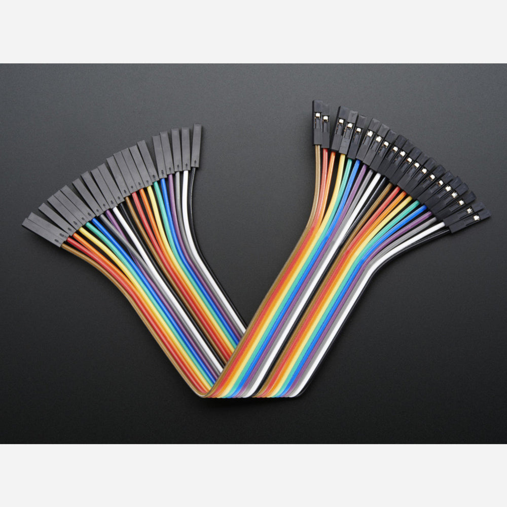 Premium Female/Female Jumper Wires - 20 x 6 (150mm)