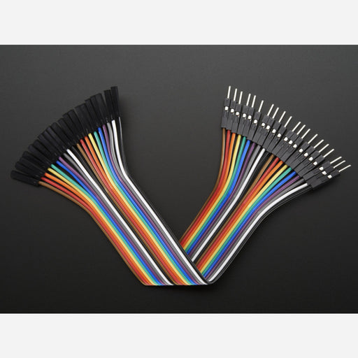 Premium Female/Male 'Extension' Jumper Wires - 20 x 6