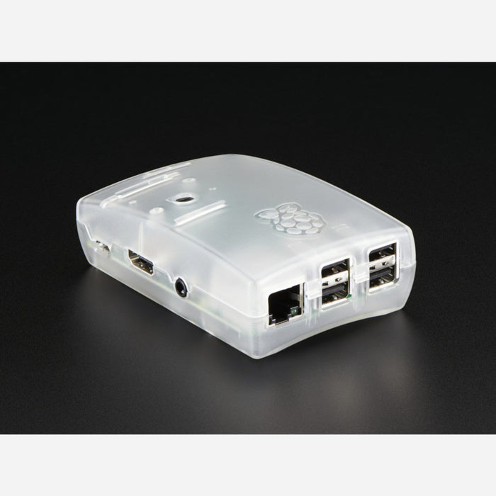 Raspberry Pi B+ / Pi 2 / Pi 3 Frosted White Enclosure