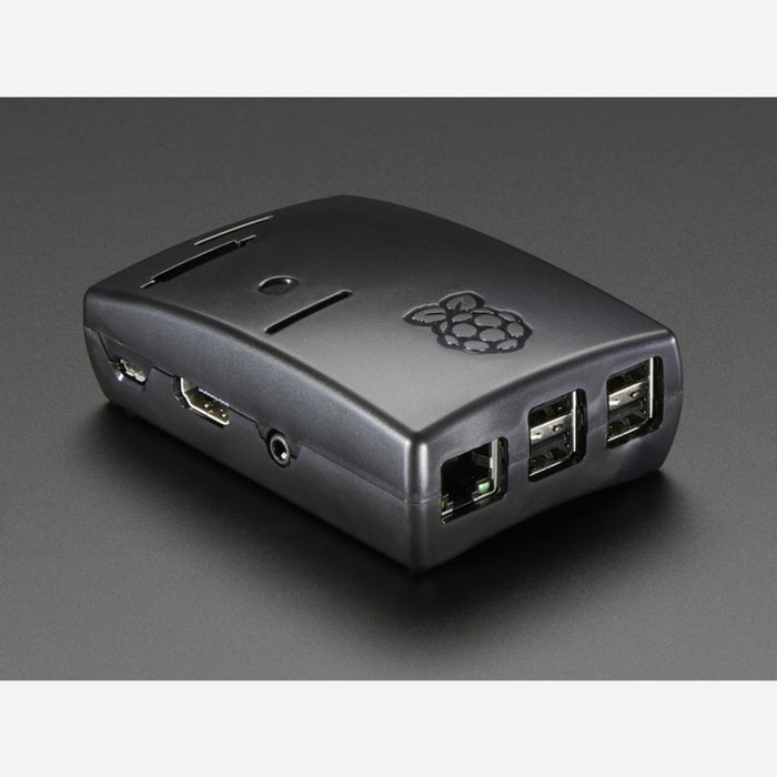 Raspberry Pi B+ / Pi 2 / Pi 3 Black Enclosure