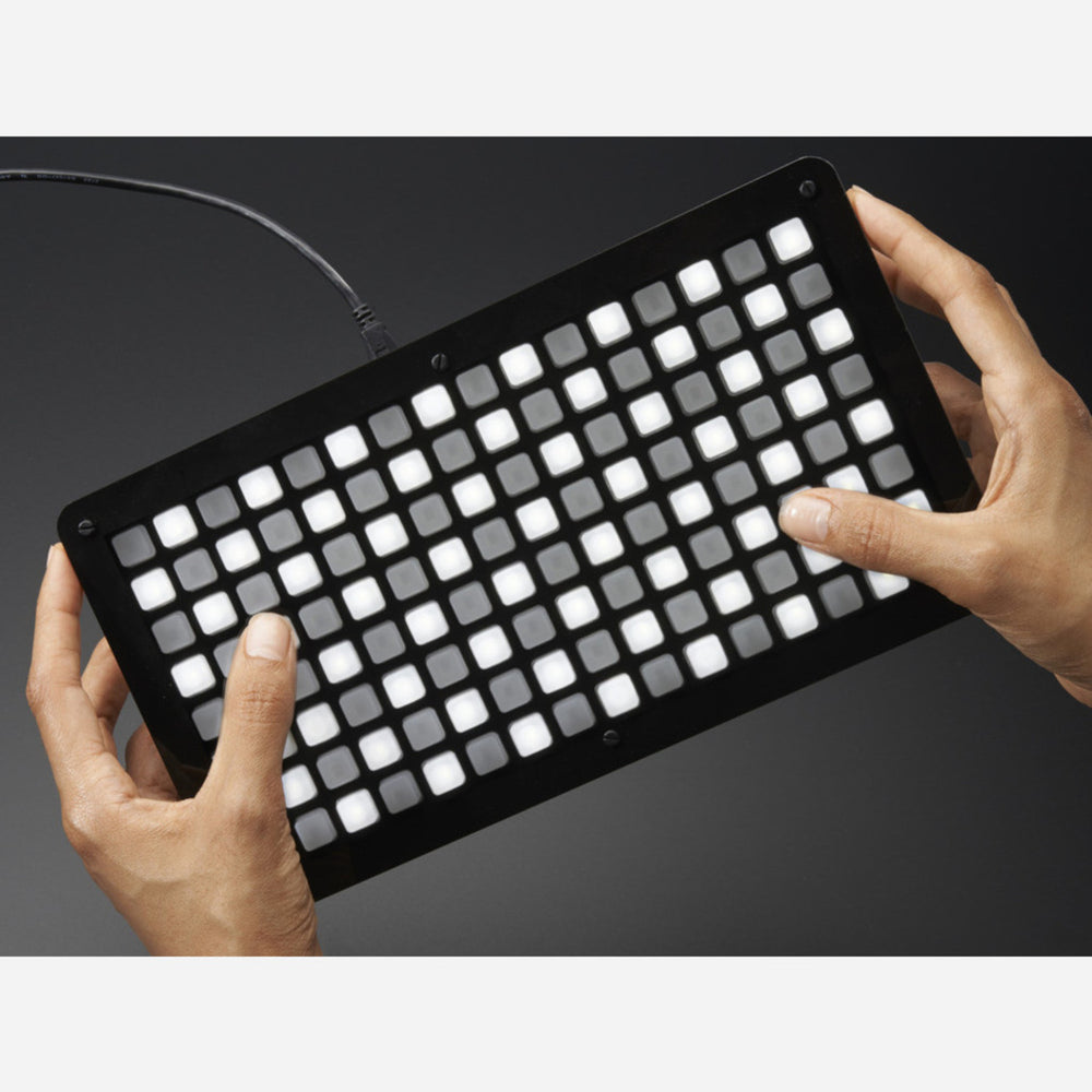 Adafruit HELLA UNTZtrument! Open-Source 16x8 Grid Controller Kit [White LEDs]