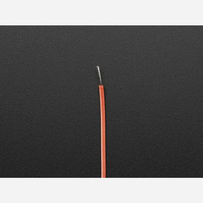 Silicone Cover Stranded-Core Wire - 2m 30AWG Red