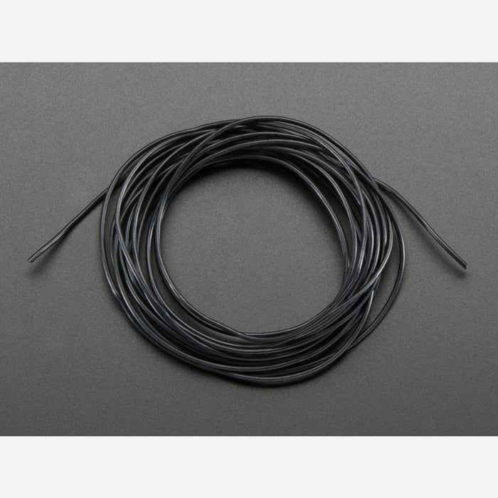 Silicone Cover Stranded-Core Wire - 2m 30AWG Black