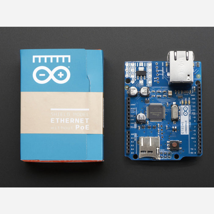 Arduino Ethernet shield R3 with micro SD connector - Assembled