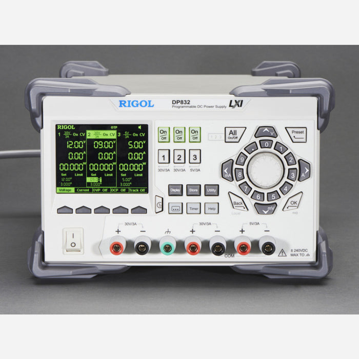 Triple Output 195 Watt Power Supply - 30V, 30V, 5V @ 3A - DP832