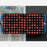 16x8 1.2 LED Matrix + Backpack - Ultra Bright Round Red LEDs