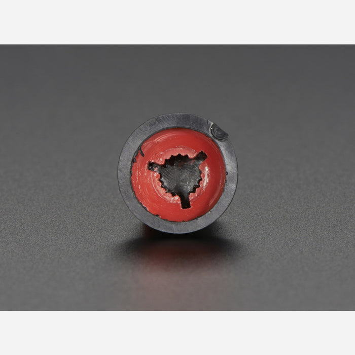 Potentiometer Knob - Soft Touch T18 - Red