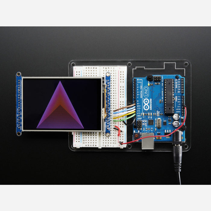 3.5 TFT 320x480 + Touchscreen Breakout Board w/MicroSD Socket [HXD8357D]