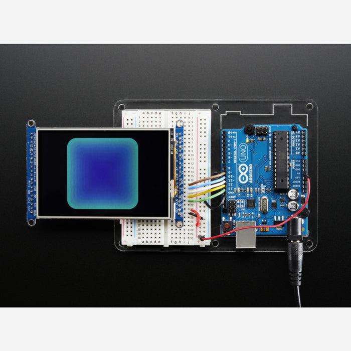 3.5 TFT 320x480 + Touchscreen Breakout Board w/MicroSD Socket [HXD8357D]