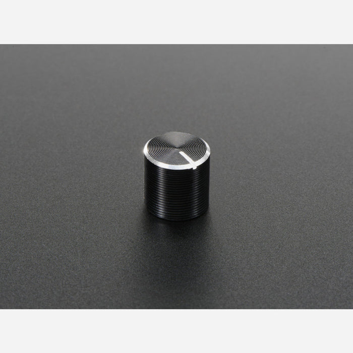 Slim Metal Potentiometer Knob - 10mm Diameter x 10mm - T18