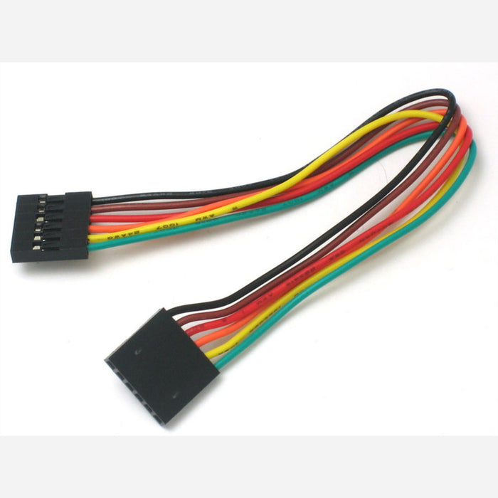 6-conductor 0.1 socket-socket cable [6 long]