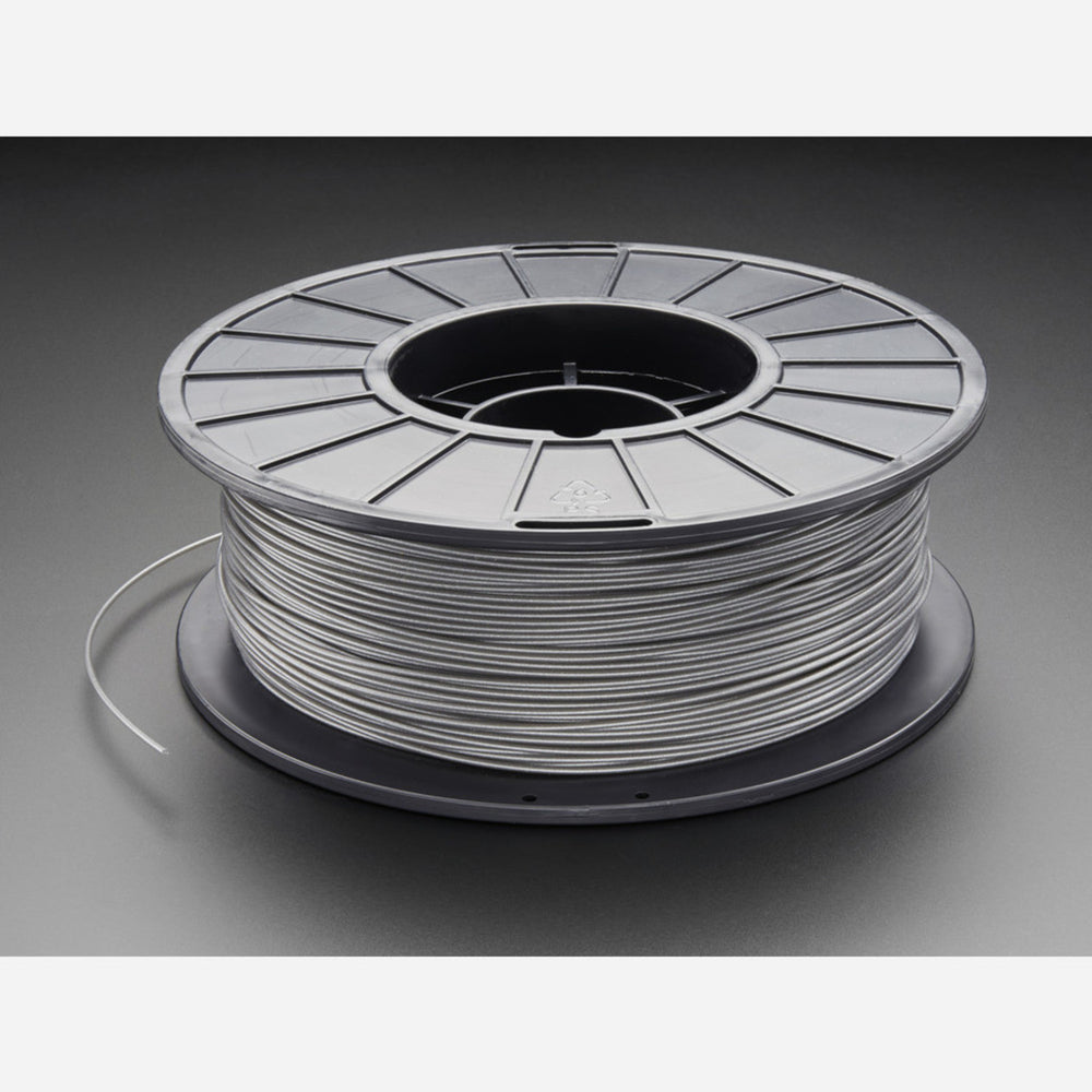 PLA/PHA Filament for 3D Printers - 1.75mm Diameter - 1KG [Silver]