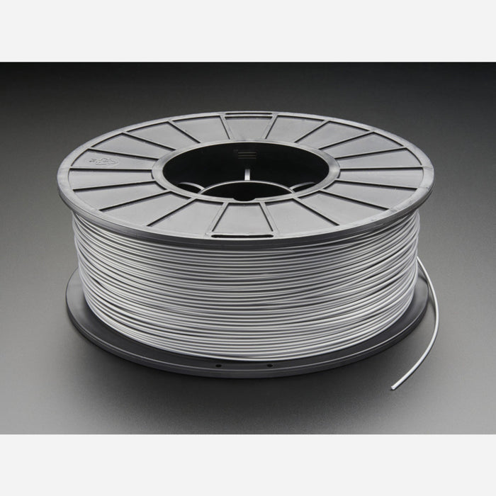 ABS Filament for 3D Printers - 1.75mm Diameter - Silver - 1KG