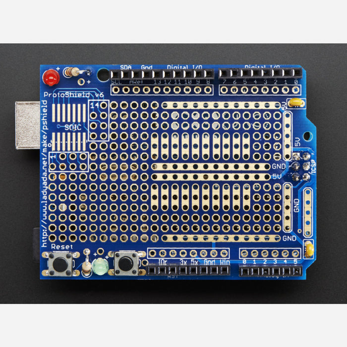 Adafruit Proto Shield for Arduino Kit - Stackable Version R3