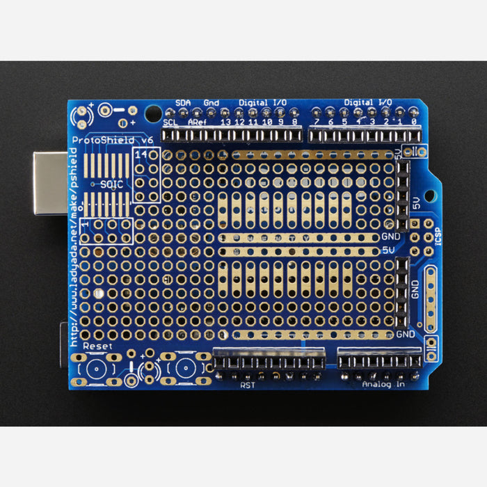 Adafruit Proto Shield for Arduino Kit - Stackable Version R3